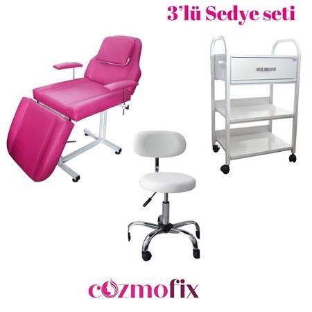 Konak Sedye Takımı (Sedye, tabure, etajer)